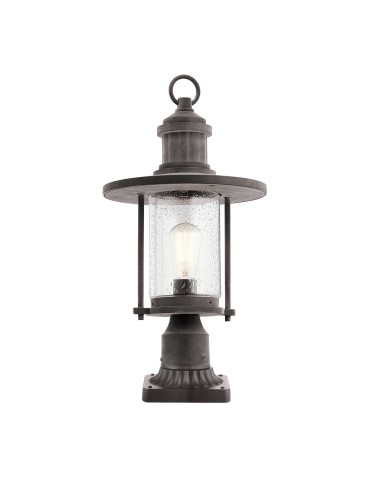 Elstead RIVERWOOD Stojąca Zewnętrzna E27 1x100W IP44 Cynkowy KL-RIVERWOOD3-M