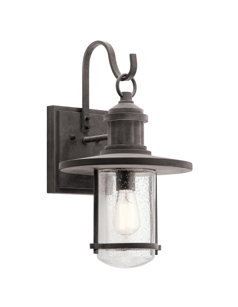 Kinkiety zewnętrzne - Elstead RIVERWOOD Kinkiet E27 1x100W IP44 Cynkowy KL-RIVERWOOD2-XL - produkt kolory-swiatla.pl 1