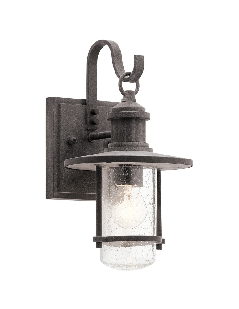 Kinkiety zewnętrzne - Elstead RIVERWOOD Kinkiet E27 1x60W IP44 Cynkowy KL-RIVERWOOD2-S - produkt kolory-swiatla.pl 1
