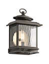 Elstead PETTIFORD Kinkiet E14 1x60W IP44 Antyczny Brąz KL-PETTIFORD-S