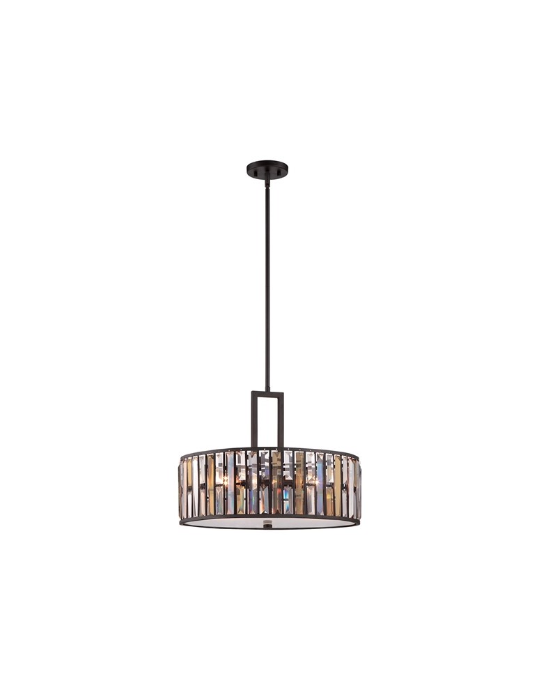 Lampy wiszące - Hinkley GEMMA 3x100W E27 HK/GEMMA/P/C VBZ Plafon - produkt kolory-swiatla.pl 1