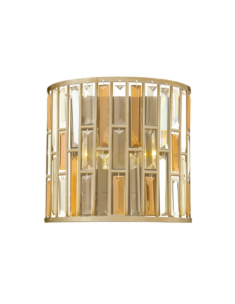 Kinkiety glamour - Hinkley GEMMA 2x60W E14 HK/GEMMA2/A SL Kinkiet - produkt kolory-swiatla.pl 1