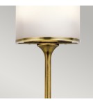 Kinkiety łazienkowe - Elstead MONA Kinkiet G9 2x3.5W IP44 Mosiądz KL-MONA-S-NBR - produkt 4