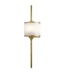 Kinkiety łazienkowe - Elstead MONA Kinkiet G9 2x3.5W IP44 Mosiądz KL-MONA-L-NBR - product 1