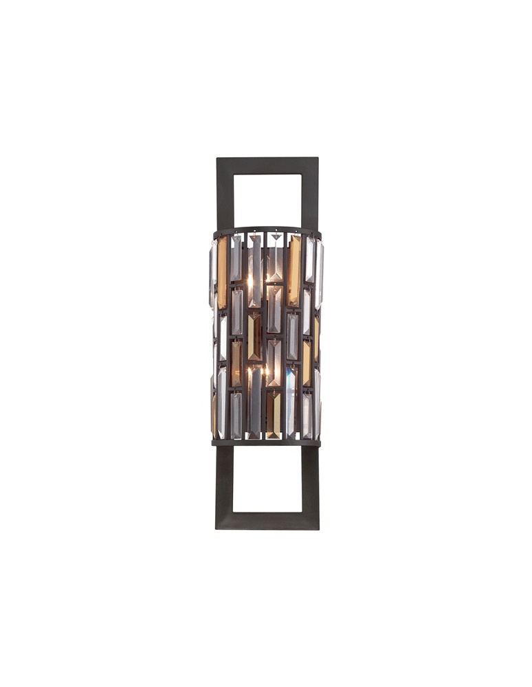 Kinkiety glamour - Hinkley GEMMA 2x60W E14 HK/GEMMA2/B VBZ Kinkiet - produkt kolory-swiatla.pl 1