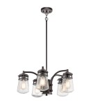 Żyrandole loftowe - Elstead LYNDON Żyrandol Zewnętrzna E27 5x75W IP44 Brązowy KL-LYNDON-5P-AZ - product 1