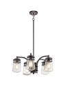 Elstead LYNDON Żyrandol Zewnętrzna E27 5x75W IP44 Brązowy KL-LYNDON-5P-AZ
