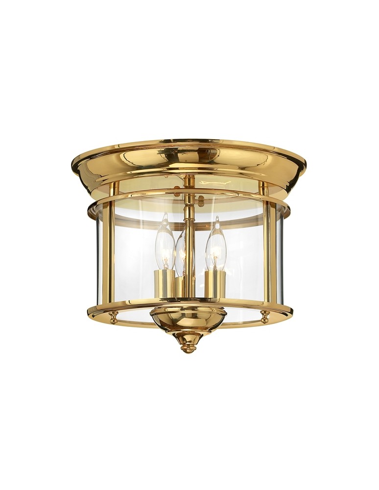 Lampy sufitowe - Hinkley GENTRY 3x40W E14 HK/GENTRY/F PB Plafon - produkt kolory-swiatla.pl 1