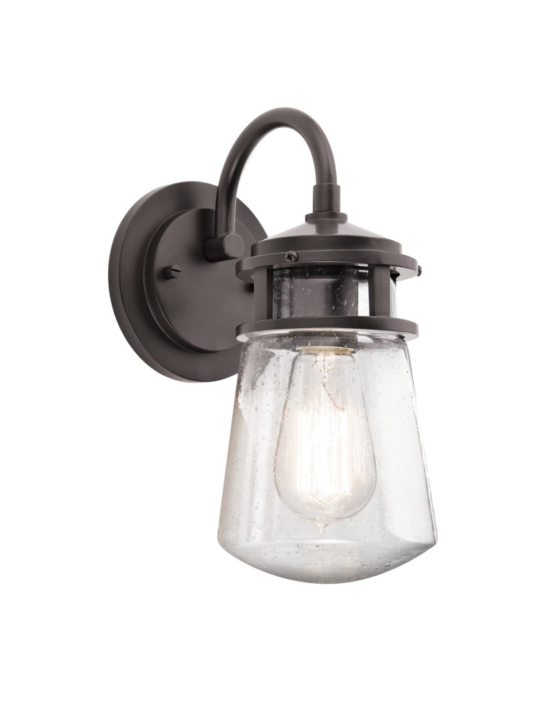 Kinkiety zewnętrzne - Elstead LYNDON Kinkiet E27 1x75W IP44 Brązowy KL-LYNDON2-S-AZ - produkt kolory-swiatla.pl 1