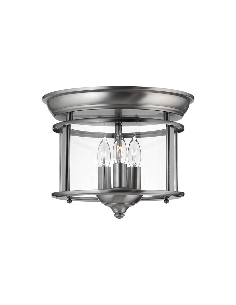 Lampy sufitowe - Hinkley GENTRY 3x40W E14 HK/GENTRY/F PW Plafon - produkt kolory-swiatla.pl 1