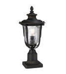 Lampy ogrodowe stojące - Elstead LUVERNE Stojąca Zewnętrzna E27 1x150W IP44 Antyczny Brąz KL-LUVERNE3-M - product 1