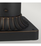 Lampy ogrodowe stojące - Elstead LUVERNE Stojąca Zewnętrzna E27 1x150W IP44 Antyczny Brąz KL-LUVERNE3-M - product 4