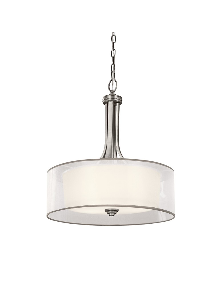 Lampy wiszące - Elstead LACEY Wisząca E27 4x60W Cynkowy KL-LACEY-P-L-AP - produkt kolory-swiatla.pl 1