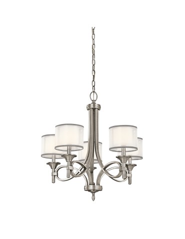 Elstead LACEY Żyrandol E14 5x60W Cynkowy KL-LACEY5-AP