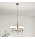 Żyrandole z abażurem - Elstead LACEY Żyrandol E14 5x60W Cynkowy KL-LACEY5-AP - product 6
