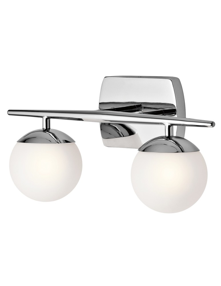 Kinkiety łazienkowe - Elstead JASPER Kinkiet G9 2x3W IP44 Chrom KL-JASPER2-BATH - produkt kolory-swiatla.pl 1