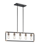 Żyrandole loftowe - Elstead IMAHN Żyrandol E27 5x60W Mosiądz KL-IMAHN-ISLE - produkt 1