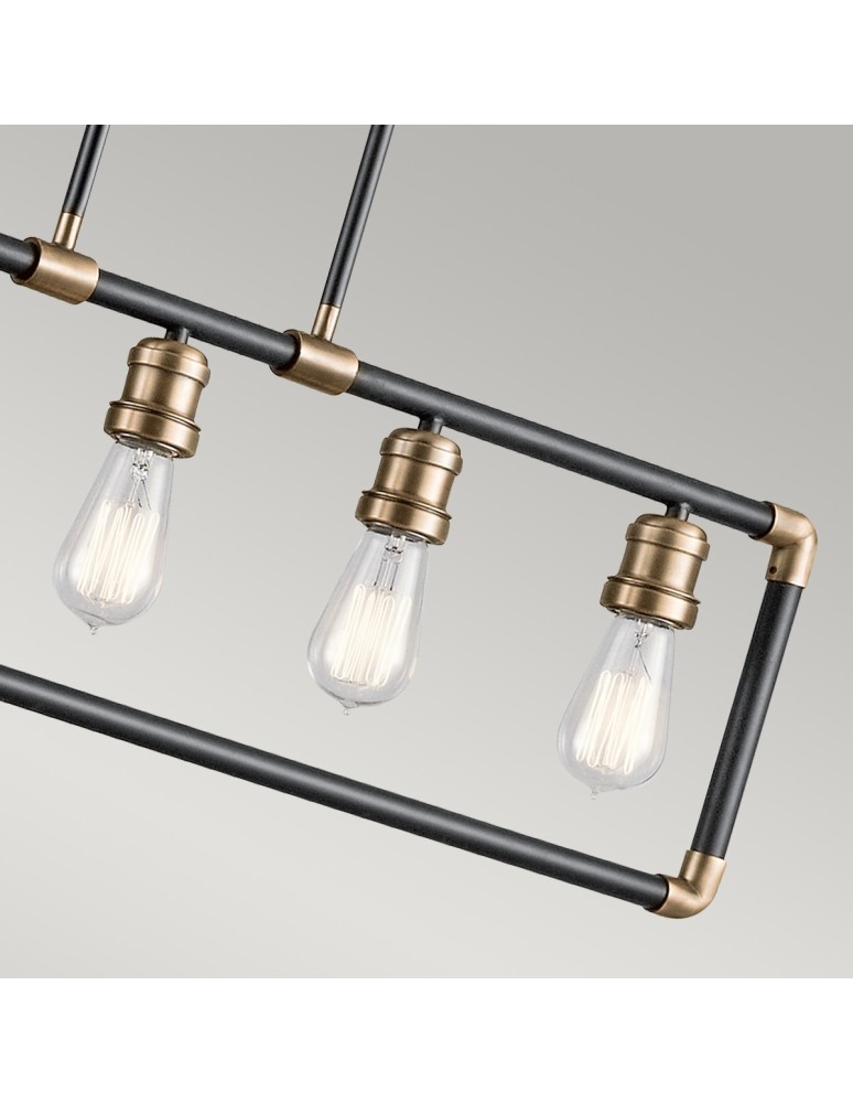 Elstead IMAHN Żyrandol E27 5x60W Mosiądz KL-IMAHN-ISLE