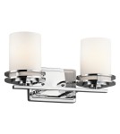 Kinkiety łazienkowe - Elstead HENDRIK Kinkiet G9 2x3W IP44 Chrom KL-HENDRIK2-BATH - product 1