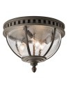 Elstead HALLERON Plafon E14 3x40W IP44 Antyczny Brąz KL-HALLERON-F