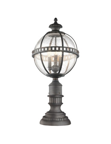 Elstead HALLERON Stojąca Zewnętrzna E14 3x60W IP44 Antyczny Brąz KL-HALLERON-3M