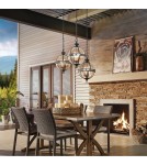 Lampy ogrodowe stojące - Elstead HALLERON Stojąca Zewnętrzna E14 3x60W IP44 Antyczny Brąz KL-HALLERON-3M - product 2