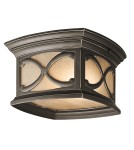 Lampy zewnętrzne sufitowe - Elstead FRANCEASI Plafon E27 2x60W IP44 Antyczny Brąz KL-FRANCEASI-F - product 1