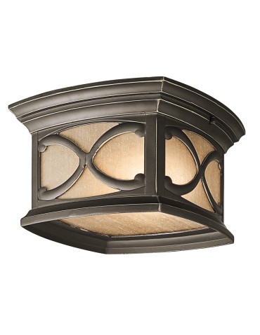 Elstead FRANCEASI Plafon E27 2x60W IP44 Antyczny Brąz KL-FRANCEASI-F