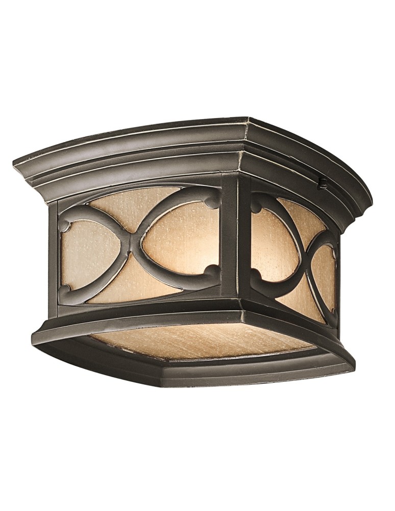 Lampy zewnętrzne sufitowe - Elstead FRANCEASI Plafon E27 2x60W IP44 Antyczny Brąz KL-FRANCEASI-F - produkt kolory-swiatla.pl 1