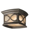 Elstead FRANCEASI Plafon E27 2x60W IP44 Antyczny Brąz KL-FRANCEASI-F