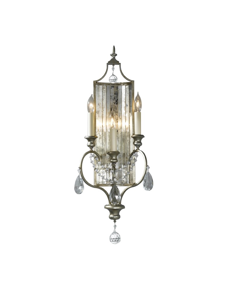 Kinkiety glamour - Feiss GIANNA 3x60W E14 FE/GIANNA3W Kinkiet - produkt kolory-swiatla.pl 1