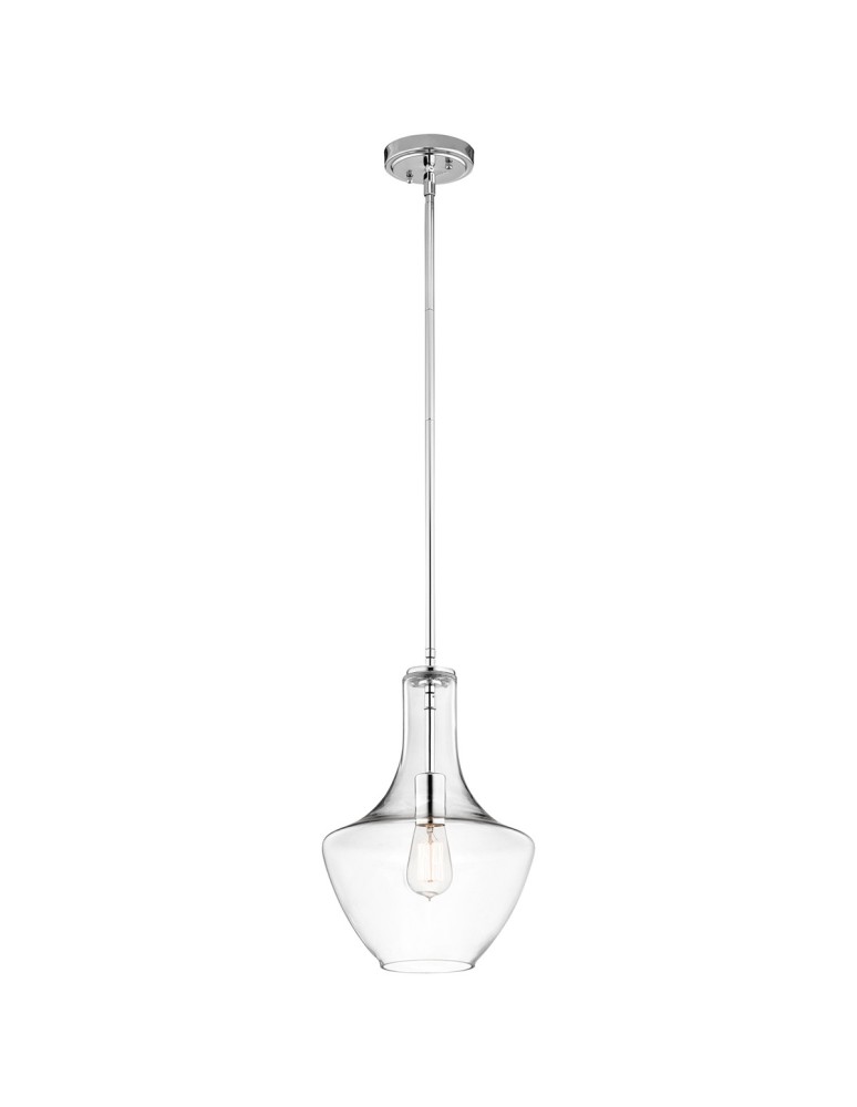 Lampy wiszące - Elstead EVERLY Wisząca E27 1x60W Chrom KL-EVERLY-P-S-CH - produkt kolory-swiatla.pl 1
