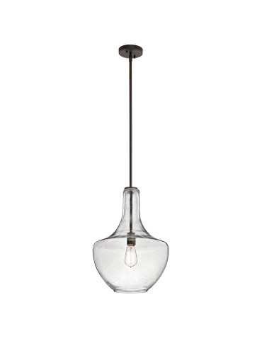 Elstead EVERLY Wisząca E27 1x60W Antyczny Brąz KL-EVERLY-P-M-OZ