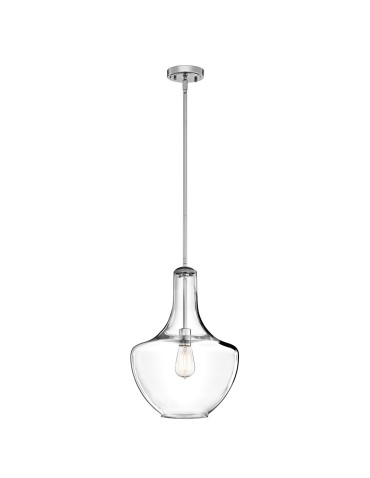 Elstead EVERLY Wisząca E27 1x60W Chrom KL-EVERLY-P-M-CH