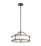 Lampy wiszące w stylu nowojorskim - Elstead EMORY Wisząca E27 3x100W Cynkowy KL-EMORY-P-S-OZ - product 1
