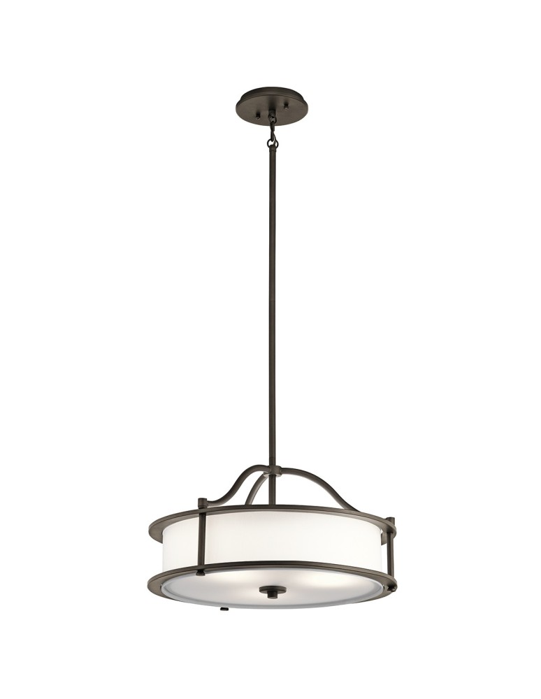 Lampy wiszące w stylu nowojorskim - Elstead EMORY Wisząca E27 3x100W Cynkowy KL-EMORY-P-S-OZ - produkt kolory-swiatla.pl 1