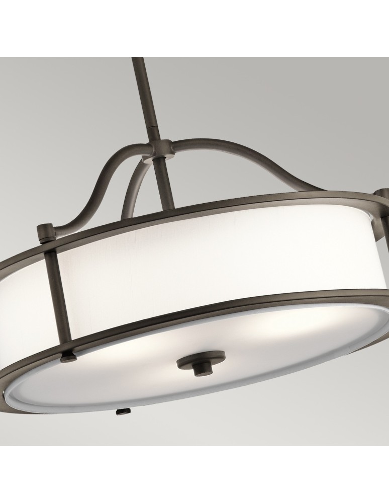 Elstead EMORY Wisząca E27 3x100W Cynkowy KL-EMORY-P-S-OZ