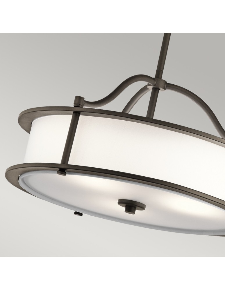Elstead EMORY Wisząca E27 3x100W Cynkowy KL-EMORY-P-S-OZ