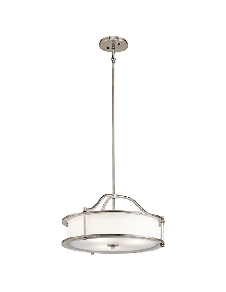 Lampy wiszące w stylu nowojorskim - Elstead EMORY Wisząca E27 3x100W Cynkowy KL-EMORY-P-S-CLP - produkt kolory-swiatla.pl 1