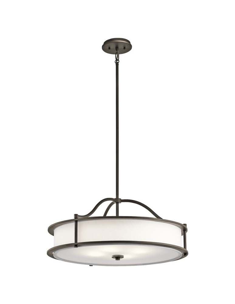 Lampy wiszące w stylu nowojorskim - Elstead EMORY Wisząca E27 4x100W Cynkowy KL-EMORY-P-M-OZ - produkt kolory-swiatla.pl 1