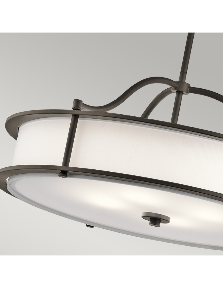 Elstead EMORY Wisząca E27 4x100W Cynkowy KL-EMORY-P-M-OZ