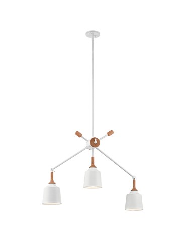 Elstead DANIKA Żyrandol E27 3x60W Biały KL-DANIKA3