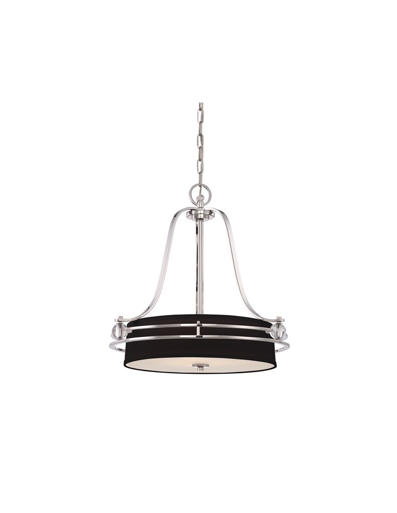 Żyrandole w stylu Hampton - Quoizel GOTHAM 4x100W E27 QZ/GOTHAM/P Wisząca - produkt kolory-swiatla.pl 1
