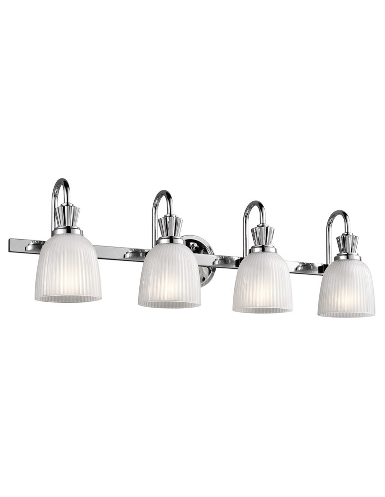 Kinkiety łazienkowe - Elstead CORA Kinkiet G9 4x3W IP44 Chrom KL-CORA4-BATH - produkt kolory-swiatla.pl 1