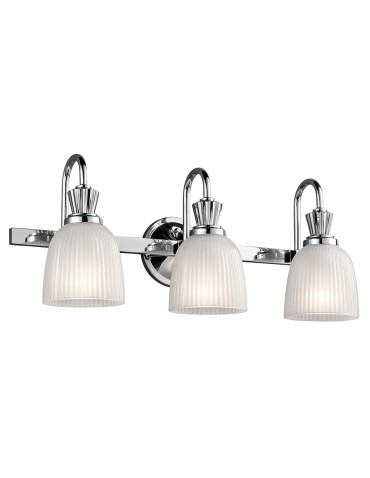 Elstead CORA Kinkiet G9 3x3W IP44 Chrom KL-CORA3-BATH