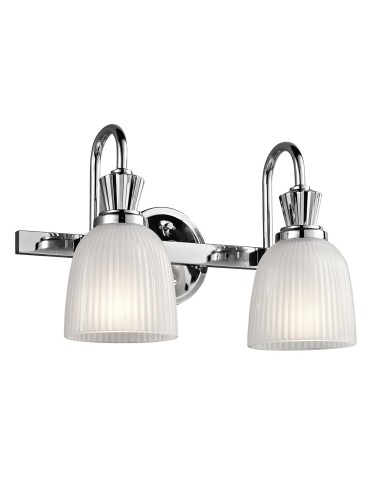 Elstead CORA Kinkiet G9 2x3W IP44 Chrom KL-CORA2-BATH