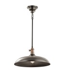 Lampy wiszące - Elstead COBSON Wisząca E27 1x60W Mosiądz KL-COBSON-P-OZ - produkt 1
