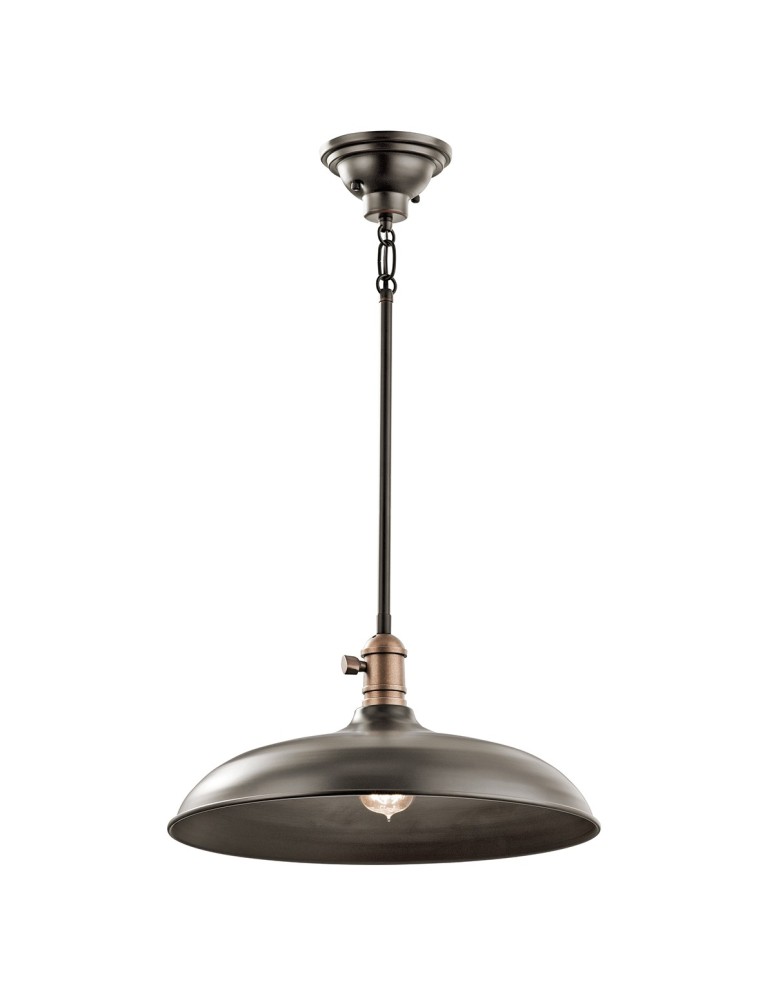 Lampy wiszące - Elstead COBSON Wisząca E27 1x60W Mosiądz KL-COBSON-P-OZ - produkt kolory-swiatla.pl 1
