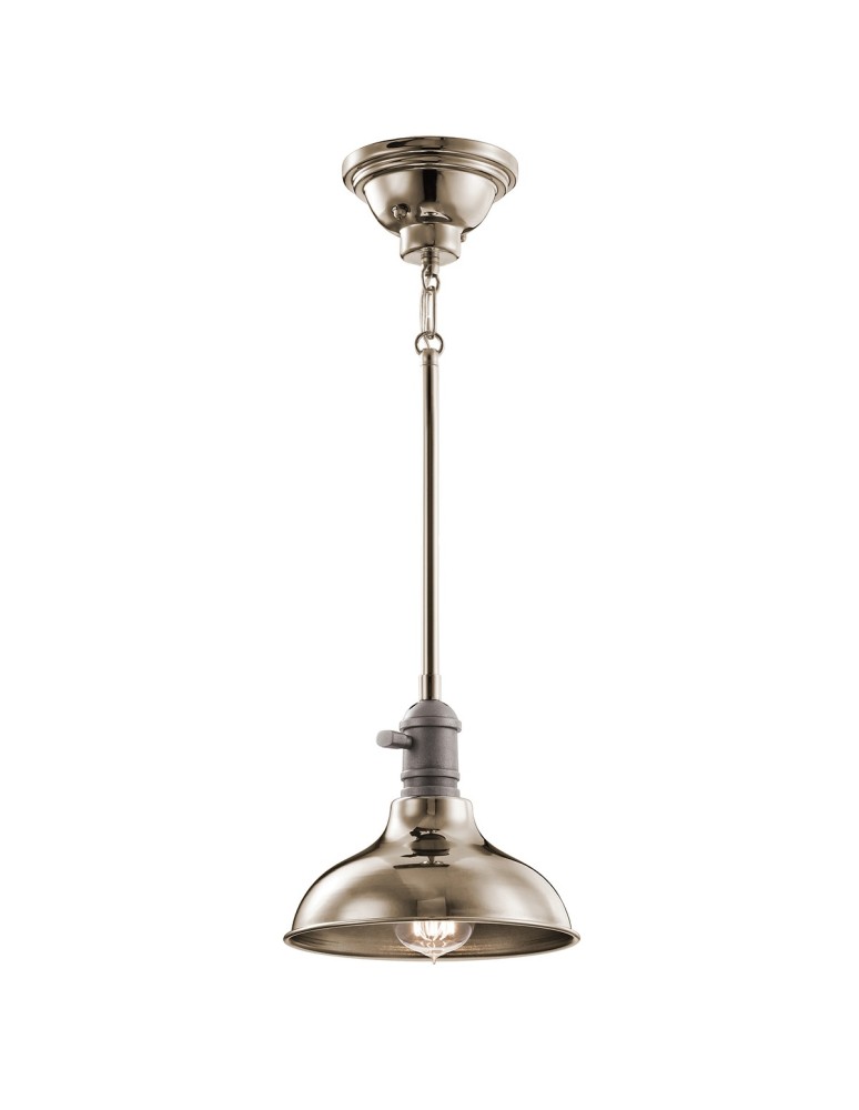 Lampy wiszące - Elstead COBSON Wisząca E27 1x60W Mosiądz KL-COBSON-MP-PN - produkt kolory-swiatla.pl 1