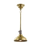 Lampy wiszące - Elstead COBSON Wisząca E27 1x60W Mosiądz KL-COBSON-MP-BR - produkt 1